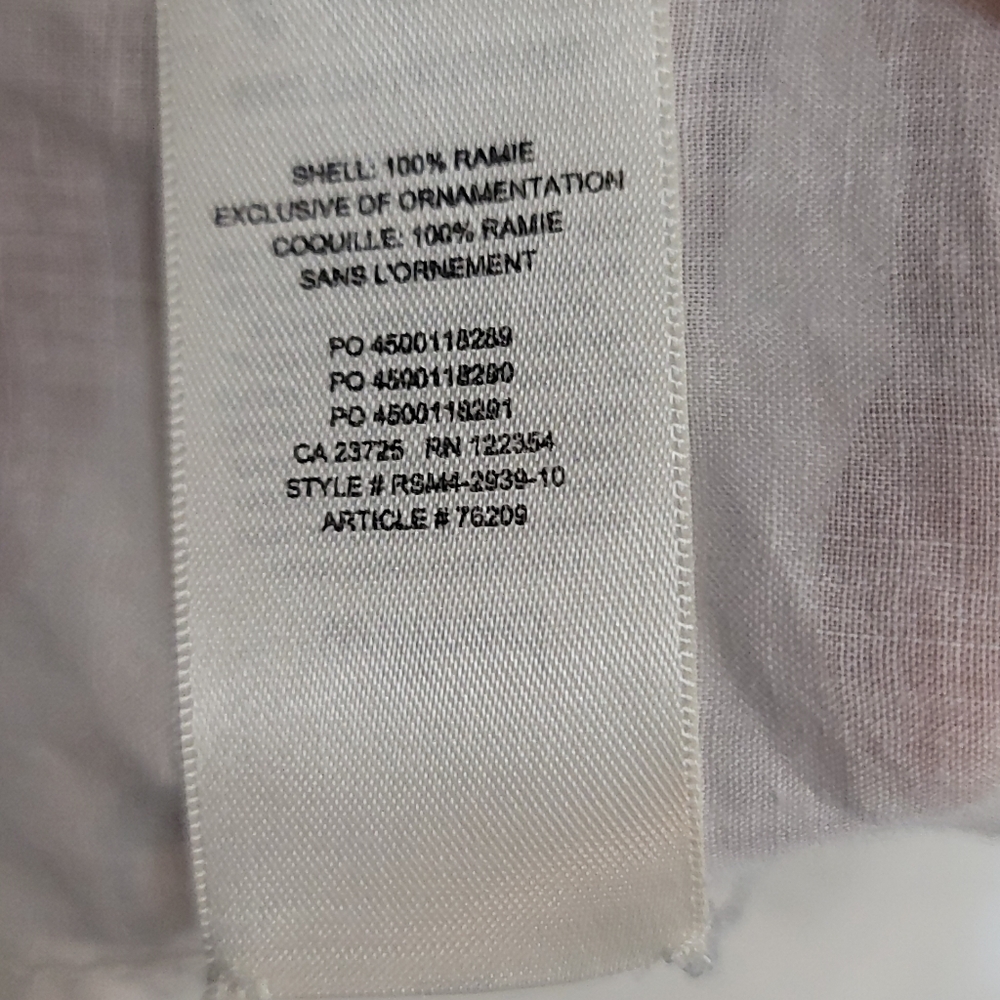 Wilfred Cream Blouse with‎ Tie Neck - Picture 7 of 7